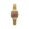 Kate Flower Royale Gold Maroon Blue