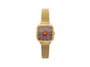 Kate Flower Royale Gold Maroon Blue